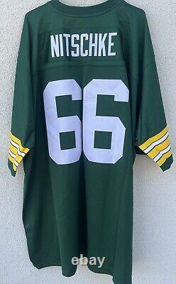 Mitchell & Ness Green Bay Packers Ray Nitschke 1966 Legacy Jersey Green NWT 4XLT