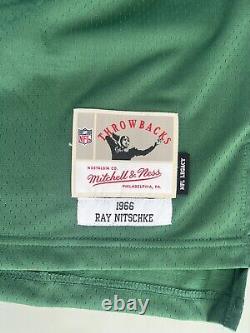 Mitchell & Ness Green Bay Packers Ray Nitschke 1966 Legacy Jersey Green NWT 4XLT