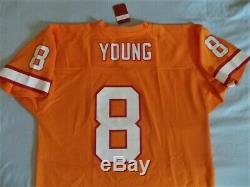 Mitchell Ness M&N Authentic Tampa Bay Buccaneers Bucs Steve Young Jersey 52 NWT