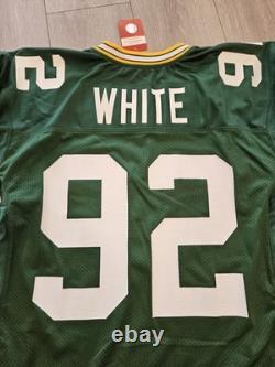 Mitchell Ness M&N Green Bay Packers Authentic Reggie White Jersey 48 XL NWT New