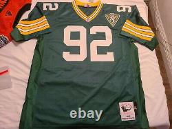 Mitchell Ness M&N Green Bay Packers Authentic Reggie White jersey 52 2XL NWT NEW