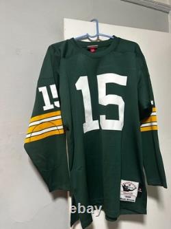 Mitchell & Ness NFL Green Bay Packers Bart Starr #15 Long sleeve Team Jersey (M)