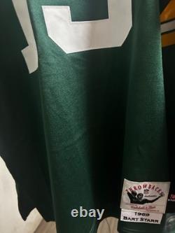 Mitchell & Ness NFL Green Bay Packers Bart Starr #15 Long sleeve Team Jersey (M)