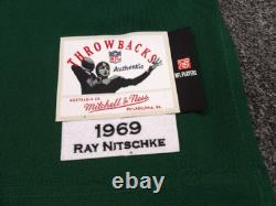 Mitchell & Ness NFL Green Bay Packers Ray Nitschke 1969 Authentic Jersey M 40