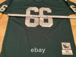 Mitchell & Ness Throwback Ray Nitschke Green Bay Packer Jersey #66 Size 52