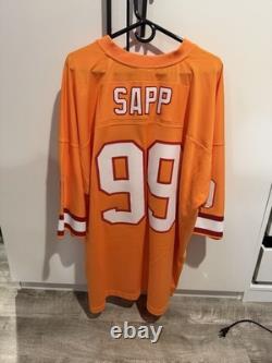 Mitchell & Ness Warren Sapp 1995 Tampa Bay Buccaneers Legacy Jersey Size 4XL NWT
