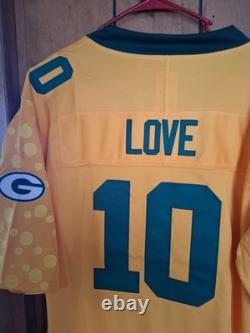 Mystery Sports Card With Jordan Love Green Bay Packers Xl Jersey