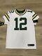 New Aaron Rodgers Nike Elite Authentic Green Bay Packers Jersey Size 44 M L Rare