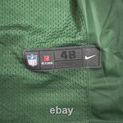 NEW Aaron Rodgers Nike On Field Green Bay Packers Captain Limited NFL Jersey 48
