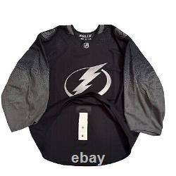 NEW Adidas MiC Tampa Bay Lightning Team Issue Authentic Alternate Jersey Sz 58G