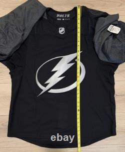NEW Adidas MiC Tampa Bay Lightning Team Issue Authentic Alternate Jersey size 54