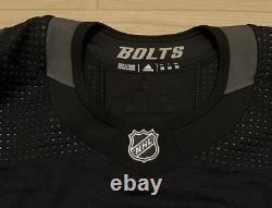 NEW Adidas MiC Tampa Bay Lightning Team Issue Authentic Alternate Jersey size 56