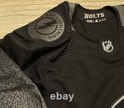 NEW Adidas MiC Tampa Bay Lightning Team Issue Authentic Alternate Jersey size 56
