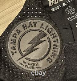 NEW Adidas MiC Tampa Bay Lightning Team Issue Authentic Alternate Jersey size 56