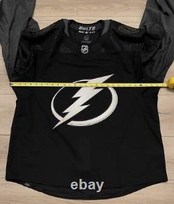 NEW Adidas MiC Tampa Bay Lightning Team Issue Authentic Alternate Jersey size 56