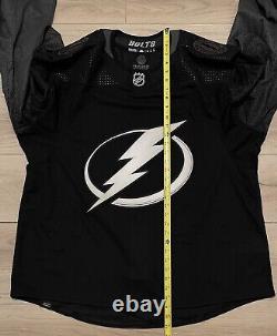 NEW Adidas MiC Tampa Bay Lightning Team Issue Authentic Alternate Jersey size 56