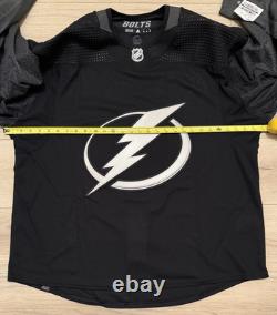 NEW Adidas MiC Tampa Bay Lightning Team Issue Authentic Alternate Jersey size 58