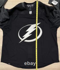 NEW Adidas MiC Tampa Bay Lightning Team Issue Authentic Alternate Jersey size 58