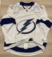 New Adidas Mic Team Issue Authentic Nhl Tampa Bay Lightning White Jersey Size 54