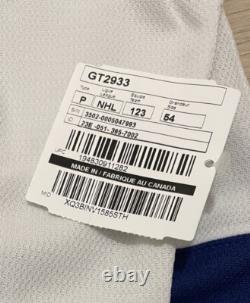 NEW Adidas MiC Team Issue Authentic NHL Tampa Bay Lightning White Jersey Size 54