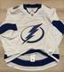 New Adidas Mic Team Issue Authentic Nhl Tampa Bay Lightning White Jersey Size 56