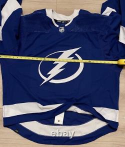 NEW Adidas MiC Team Issue Authentic Tampa Bay Lightning GOALIE Home Jersey 60G