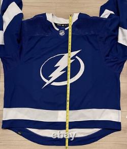 NEW Adidas MiC Team Issue Authentic Tampa Bay Lightning GOALIE Home Jersey 60G