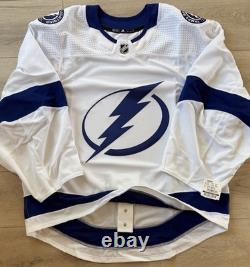 NEW Adidas MiC Team Issue Authentic Tampa Bay Lightning GOALIE Jersey RARE 56G