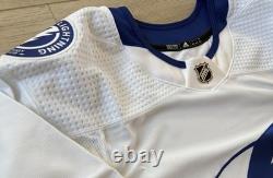 NEW Adidas MiC Team Issue Authentic Tampa Bay Lightning GOALIE Jersey RARE 56G