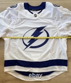 NEW Adidas MiC Team Issue Authentic Tampa Bay Lightning GOALIE Jersey RARE 56G