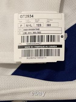 NEW Adidas MiC Team Issue Authentic Tampa Bay Lightning GOALIE Road Jersey 60G