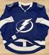 New Adidas Mic Team Issue Authentic Tampa Bay Lightning Pro Goalie Jersey 58g
