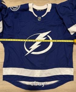NEW Adidas MiC Team Issue Authentic Tampa Bay Lightning PRO GOALIE Jersey 58G