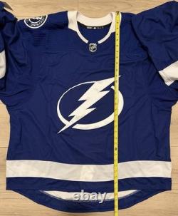 NEW Adidas MiC Team Issue Authentic Tampa Bay Lightning PRO GOALIE Jersey 58G