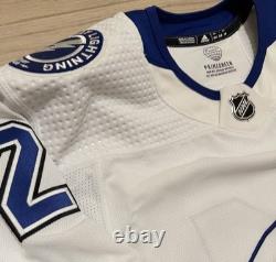 NEW Adidas MiC Team Issue Authentic Tampa Bay Lightning Point Pro Jersey Size 54