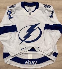 NEW Adidas MiC Team Issue Authentic Tampa Bay Lightning Point Pro Jersey Size 58