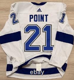 NEW Adidas MiC Team Issue Authentic Tampa Bay Lightning Point Pro Jersey Size 58