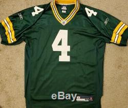 NEW Authentic 2008 Brett Favre Green Bay Packers Reebok Jersey 48