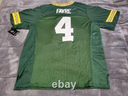 NEW BRETT FAVRE Green Bay Packers Nike Stitched On Field Jersey SZ 48