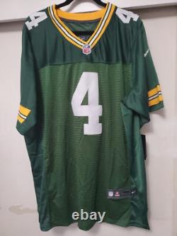 NEW BRETT FAVRE Green Bay Packers Nike Stitched On Field Jersey SZ 48