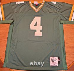 NEW Brett Favre 52 XXL Green Bay Packers Mitchell & Ness Men's 1996 Jersey #4