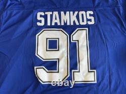 NEW Fanatics Tampa Bay Lightning Steven Stamkos NHL Hockey Jersey Size 4XL Blue