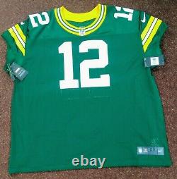 NEW Green Bay Packers Aaron Rodgers Nike Elite Jersey Stitched Size 56