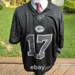 NEW Green Bay Packers Adams Jersey #17 XXL Black Sewn Nike NWT MSRP=$185 Reflect