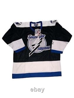 NEW NWT Vintage Starter Tampa Bay Lightning Jersey Size Large 90s Vtg NHL Hockey