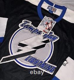 NEW NWT Vintage Starter Tampa Bay Lightning Jersey Size Large 90s Vtg NHL Hockey