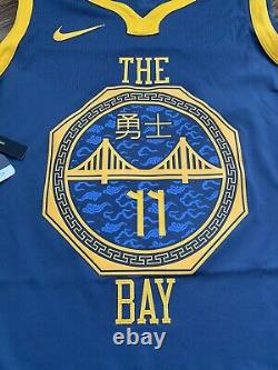 NEW Nike Klay Thompson The Bay City VaporKnit Authentic Stitched Jersey Sz 52 XL