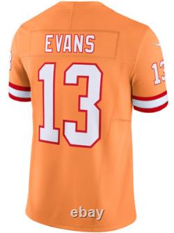 NEW Nike Mike Evans Tampa Bay Buccaneers Creamsicle Vapor FUSE Jersey Sz 3XL