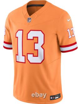 NEW Nike Mike Evans Tampa Bay Buccaneers Creamsicle Vapor FUSE Jersey Sz 3XL