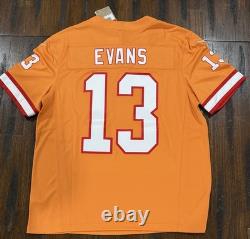 NEW Nike Mike Evans Tampa Bay Buccaneers Creamsicle Vapor FUSE Jersey Sz L $175